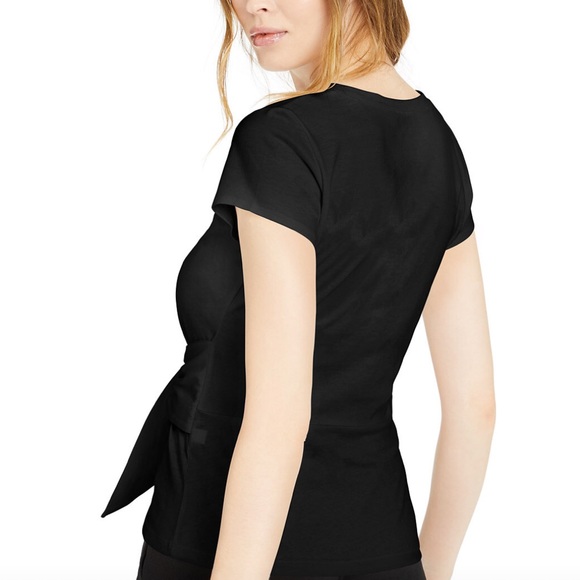 INC Cotton Belted-Detail Top - Picture 3 of 3